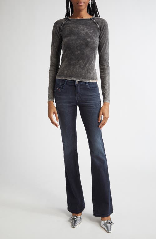 Shop Diesel ® 1969 D-ebbey Bootcut Jeans In Dark Blue