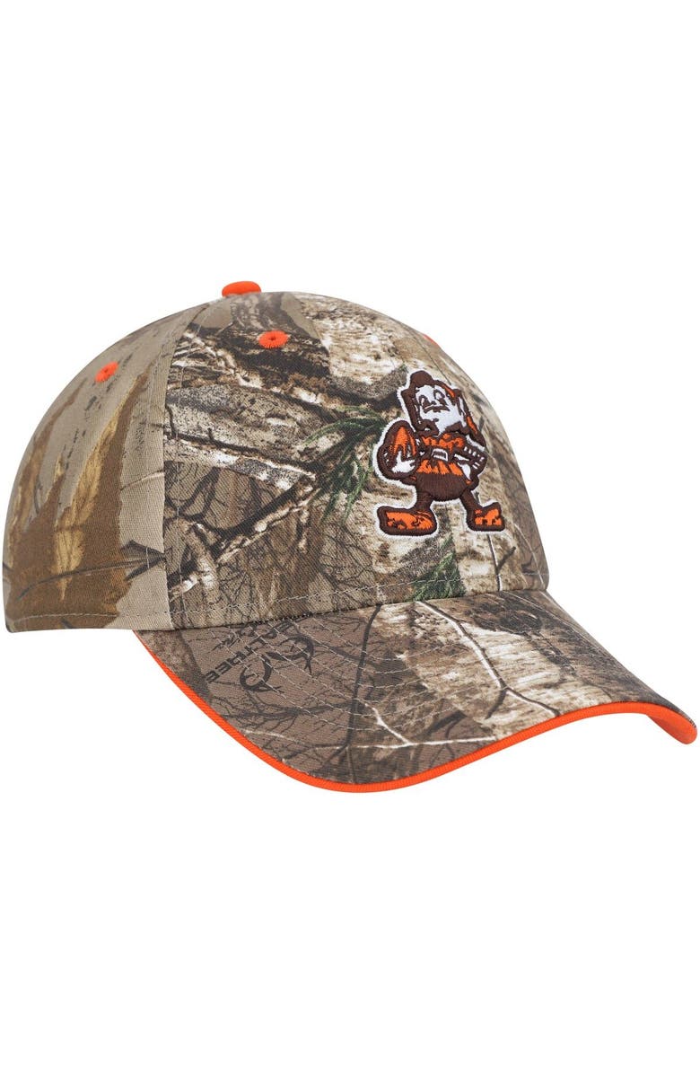 '47 Men's '47 Realtree Camo Cleveland Browns Brownie The Elf Frost MVP Throwback Logo Adjustable Hat, Alternate, color, 