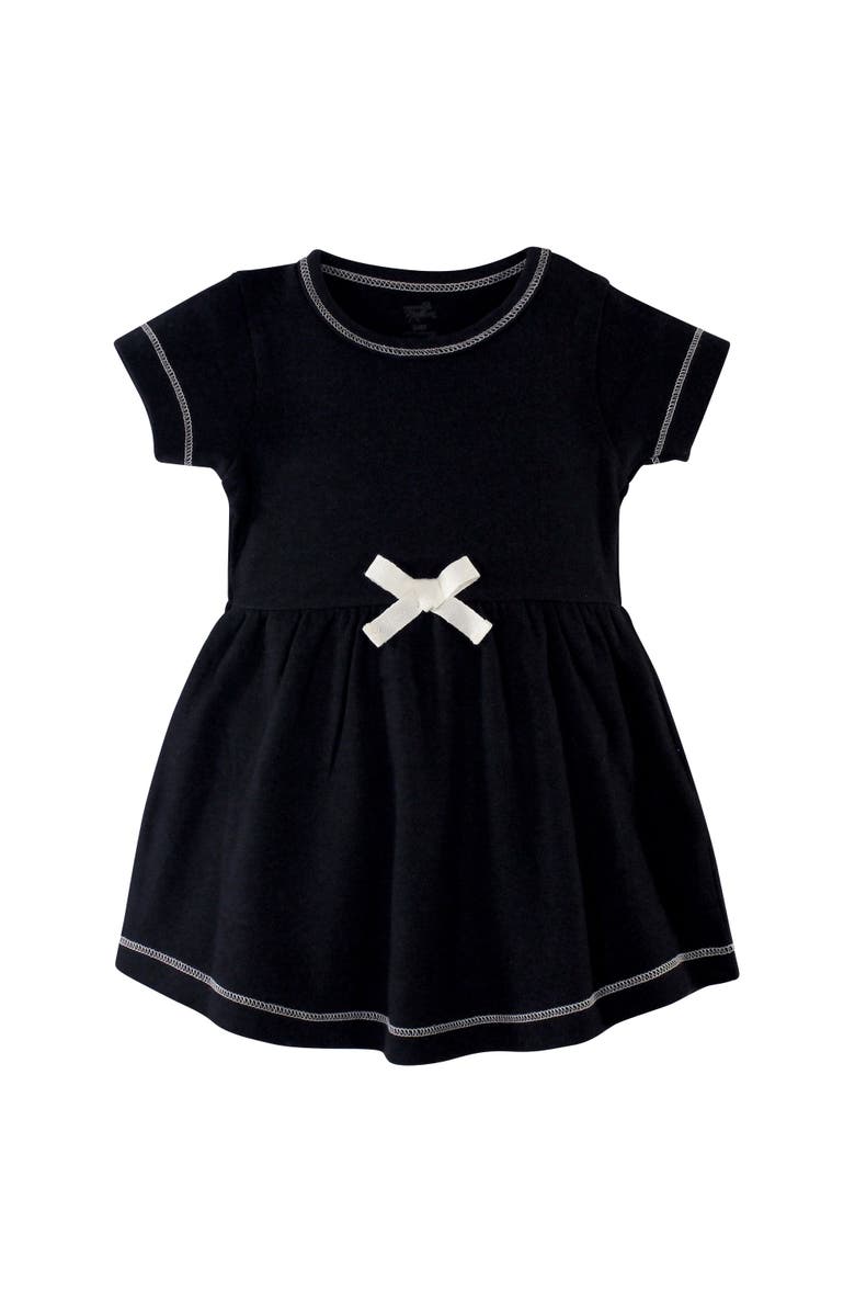 Touched by Nature Organic Cotton Dress Duo Short and Styles, Alternate, color, Black Red Heart
