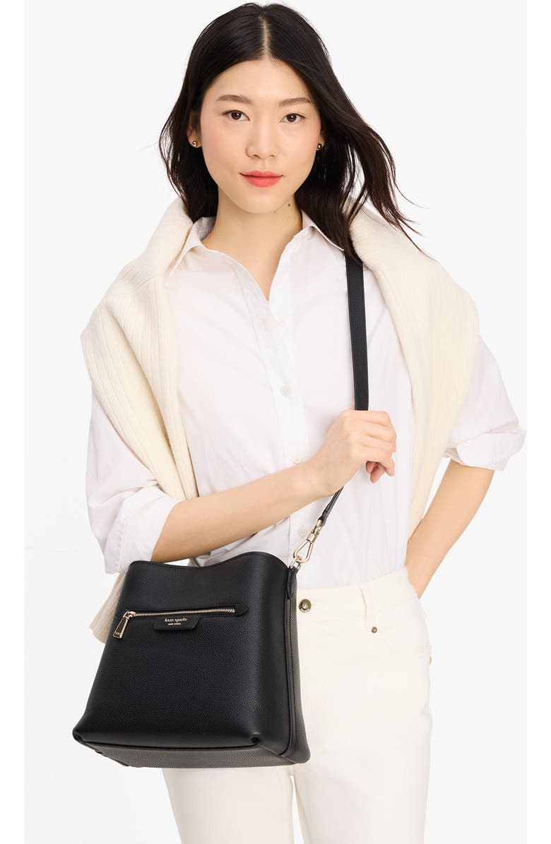 Kate Spade New York hudson pebble leather shoulder bag, Alternate, color,