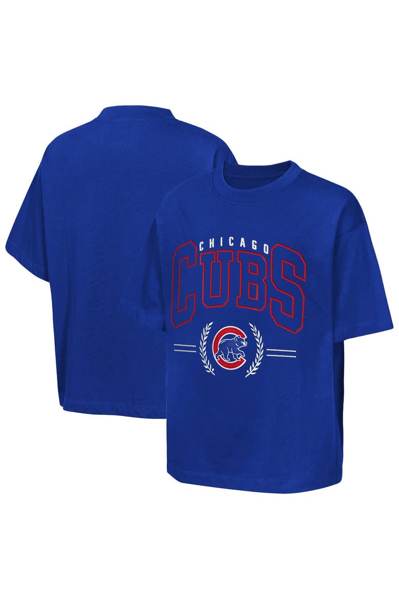 Youth Outerstuff  Royal Chicago Cubs Premium World Class T-Shirt, Main, color, Royal
