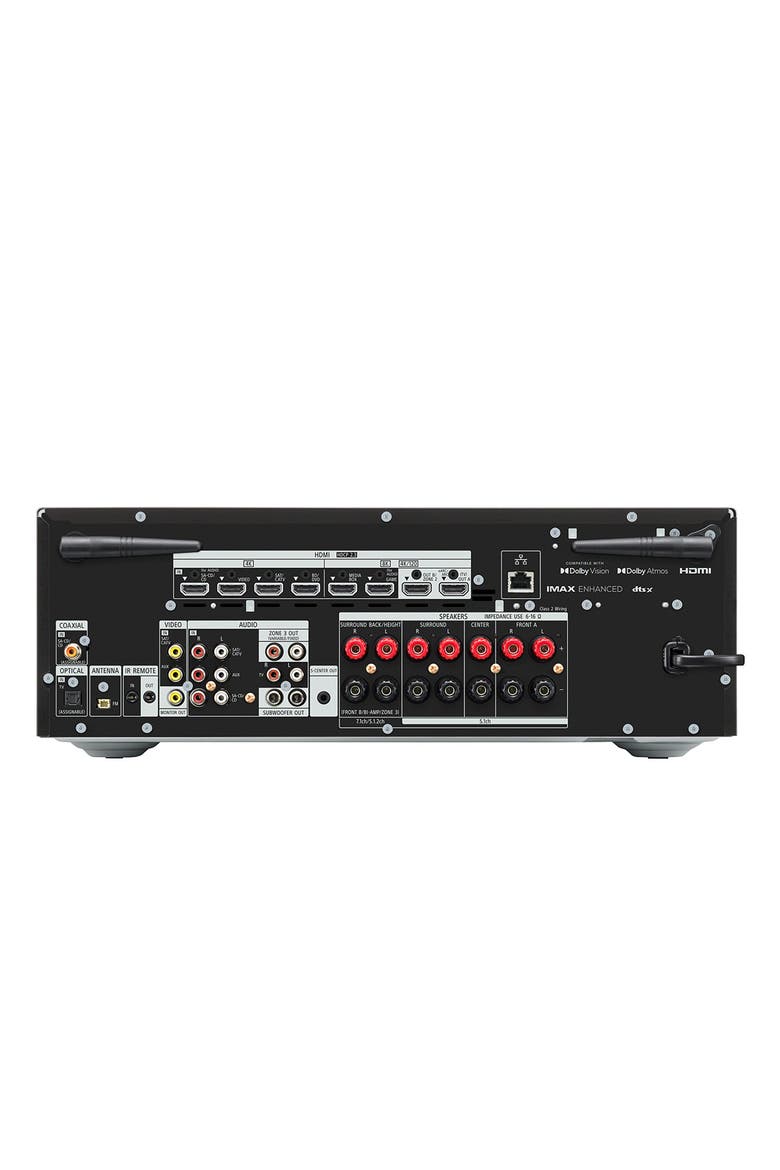 STR-AN1000 7.2 Channel 8K Home Theater AV Receiver with Dolby Atmos, DTS X, IMAX Enhanced, Google Assistant, & Works with Sonos, Alternate, color, Black