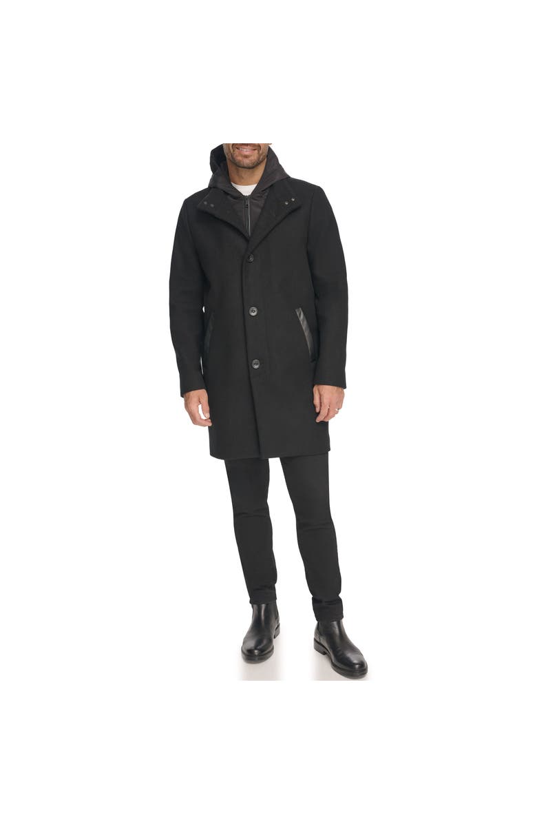 Kenneth Cole Men's Wool Car Coat, Main, color, 