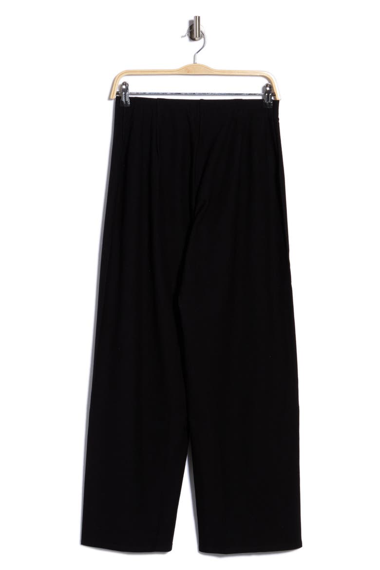 High Waist Wide Leg Pants, Alternate, color, BLACK