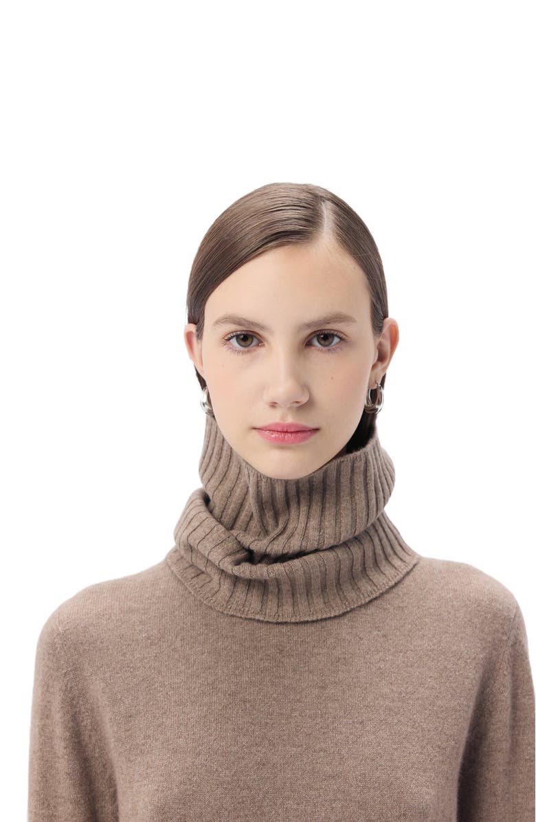 GOBI Mongolian Cashmere Cashmere Neck Collar Scarf, Alternate, color, 