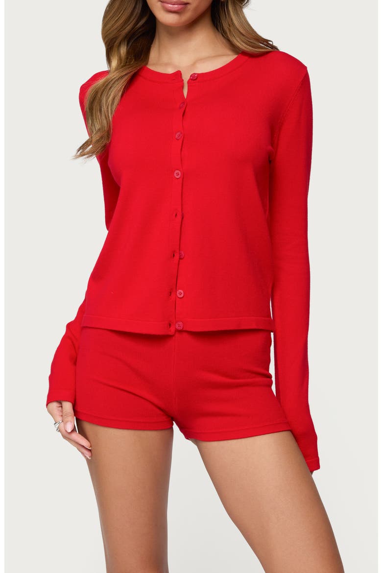 Maycee Cardigan, Main, color, RED