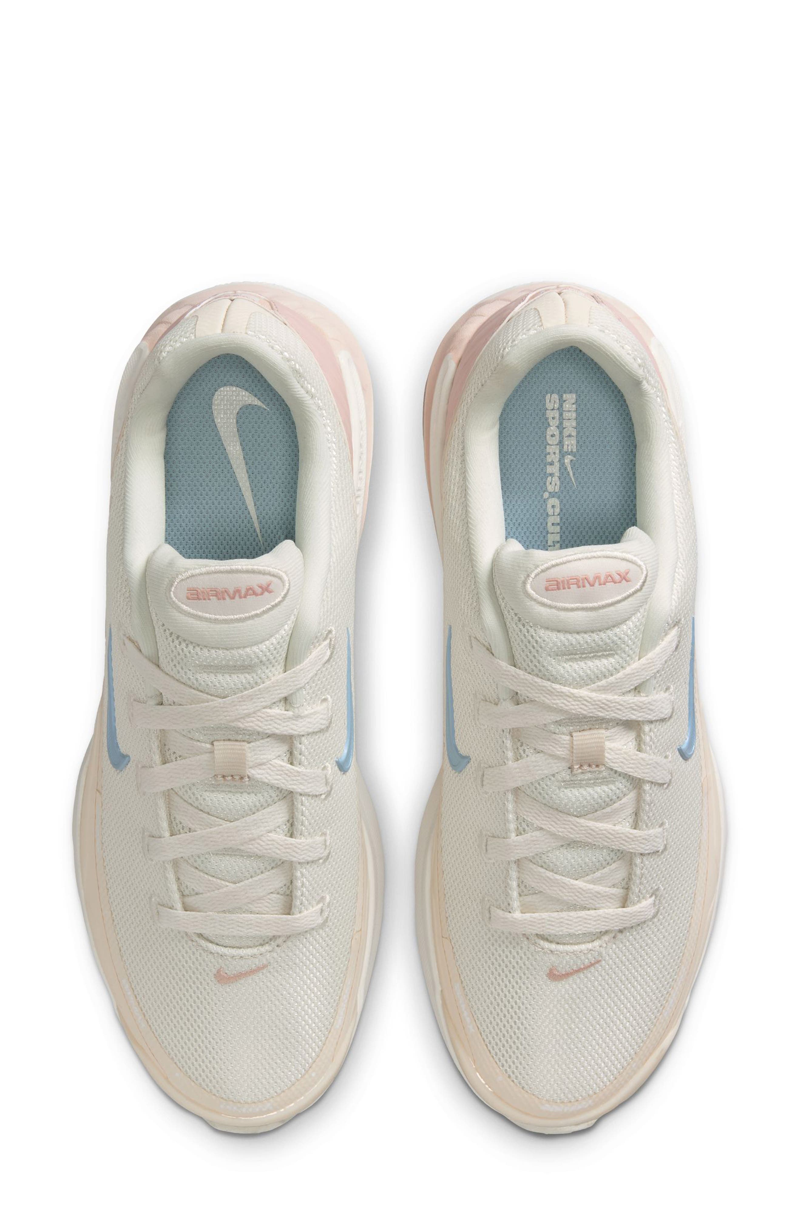 Nike Air Max BIA Sneaker, Alternate, color, Pale Ivory/ Armory Blue/ Red