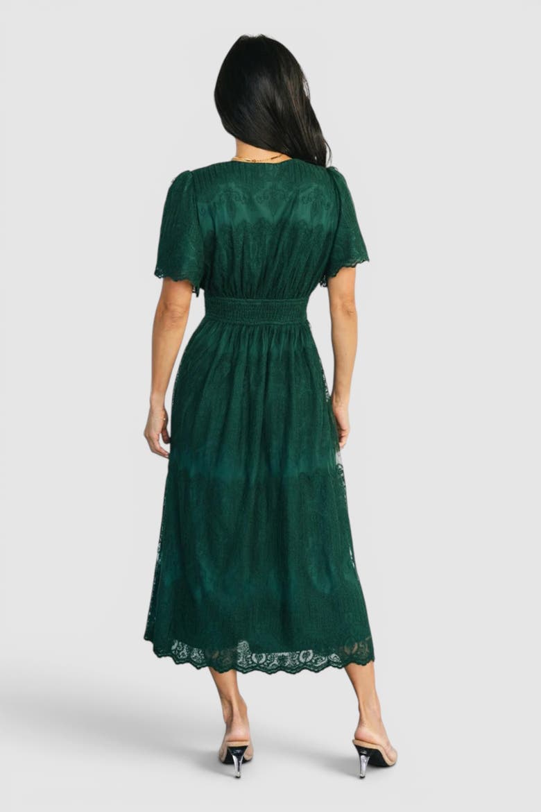 Milena Midi Dress, Alternate, color, Green