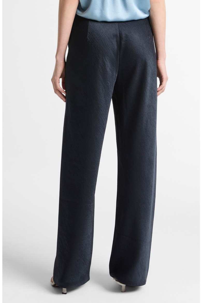 Colette High Waist Fluid Satin Bias Pants, Alternate, color, COASTAL