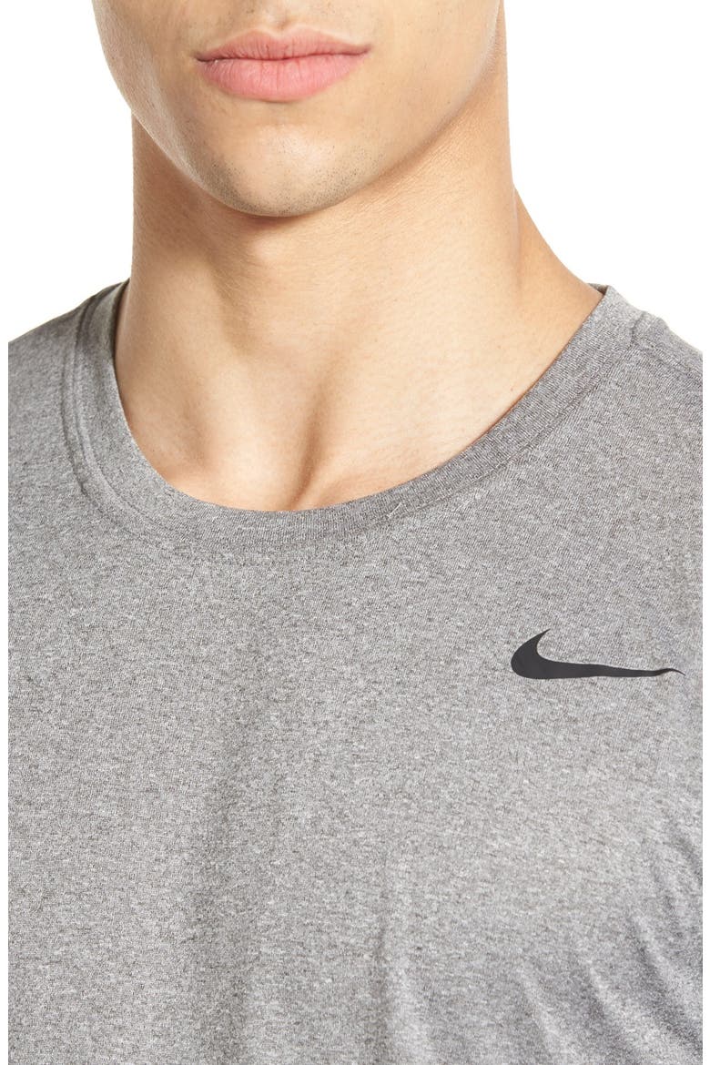 Legend 2.0 Dri-FIT Training T-Shirt, Alternate, color, CARBON HEATHER/ BLACK