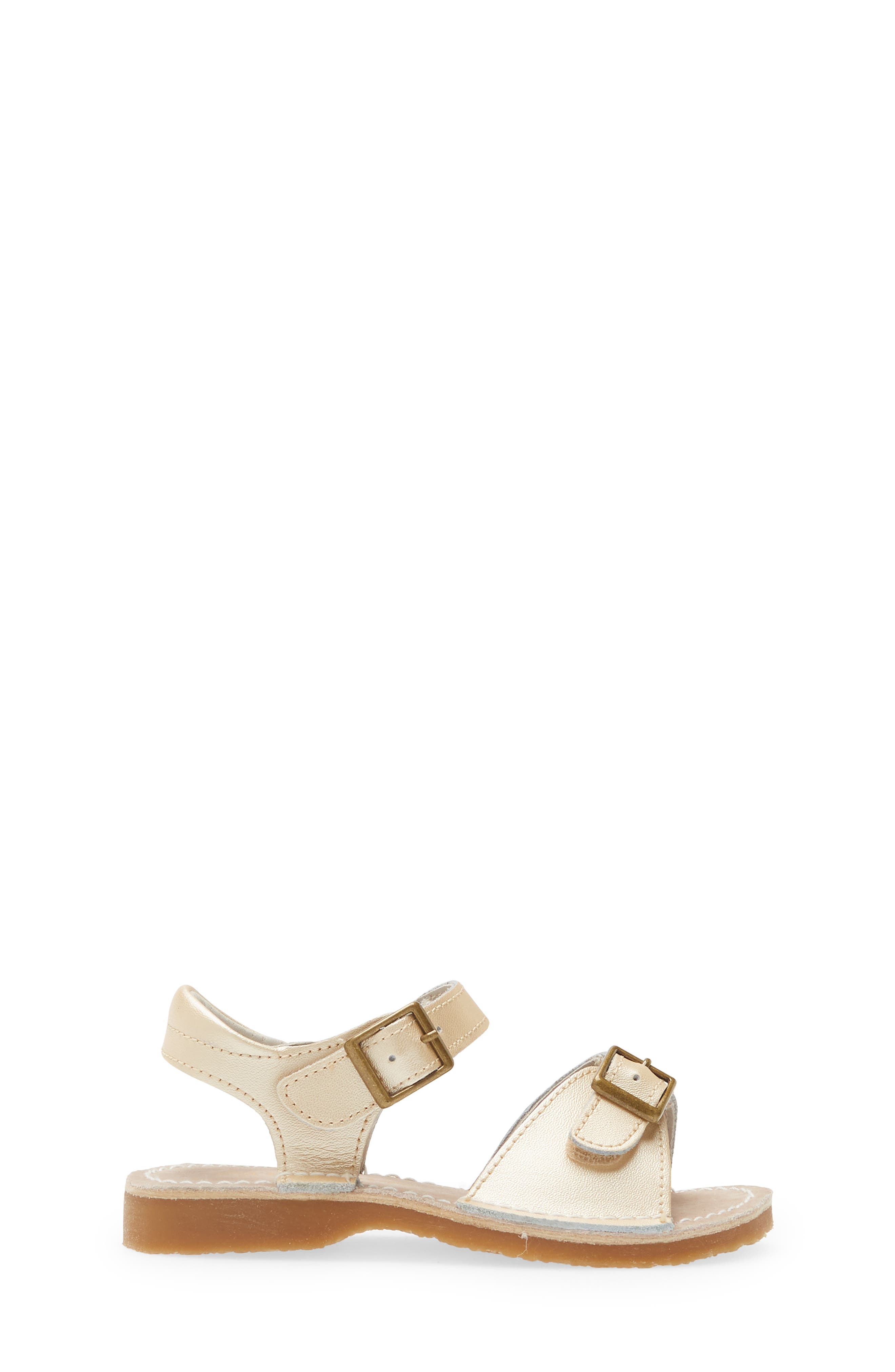 L'AMOUR Kids' Olivia Buckle Sandal, Alternate, color, Champagne