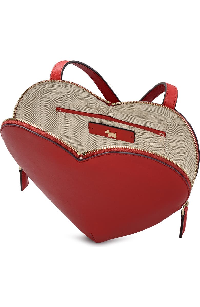 Radley Heart Street Medium Ziptop Crossbody Bag, Alternate, color, Poinsettia