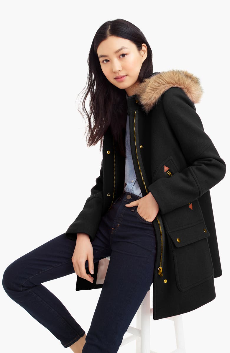 J.Crew Chateau Stadium Cloth Parka, Alternate, color, 