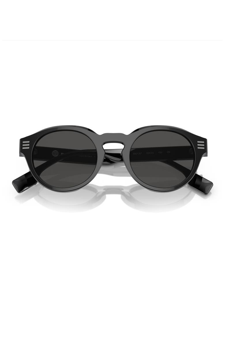 50mm Phantos Sunglasses, Alternate, color, BLACK