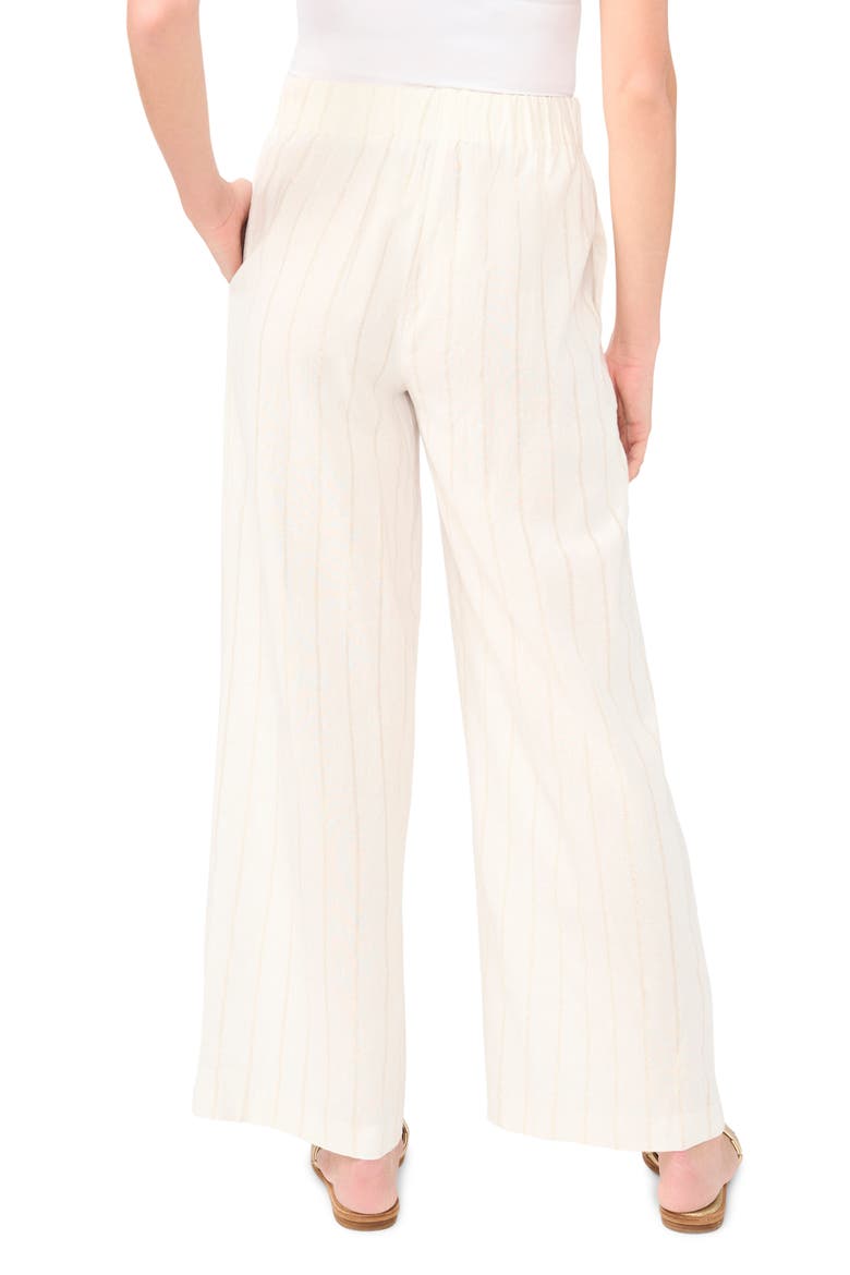 Pleated Wide Leg Pants, Alternate, color, NEW IVORY