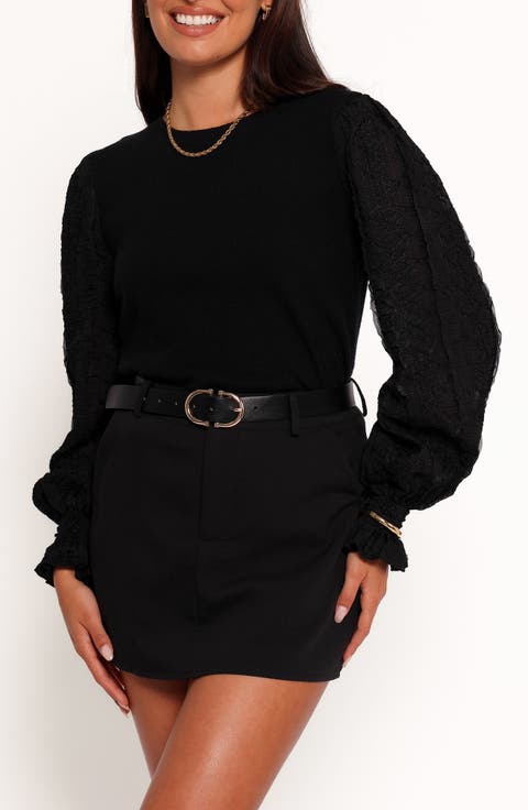 Misah Mixed Media Top