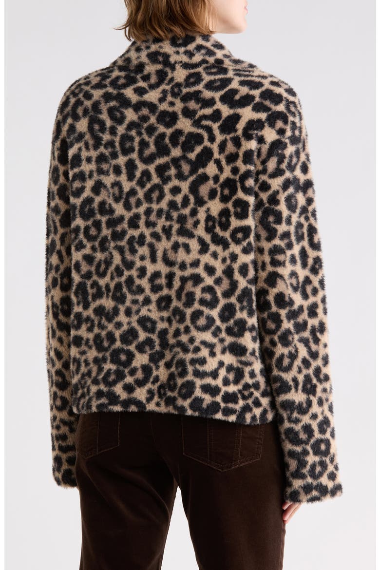 Eyelash Knit Jacket, Alternate, color, BLACK LASH LEO