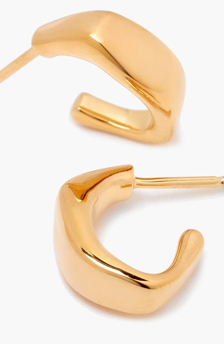 YOJ Pero Small Hoop Earrings in Gold, Alternate, color, Gold