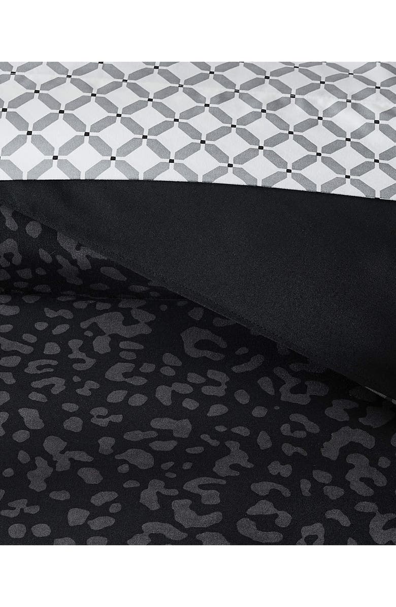 Nine West Leopard Bed In A Bag Set, Alternate, color, Black