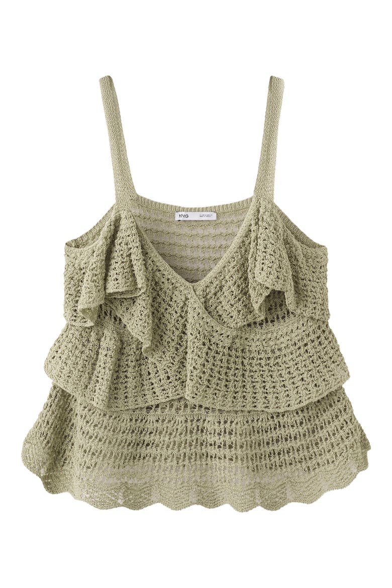 Limens Open Knit Tank, Alternate, color, PASTEL GREEN