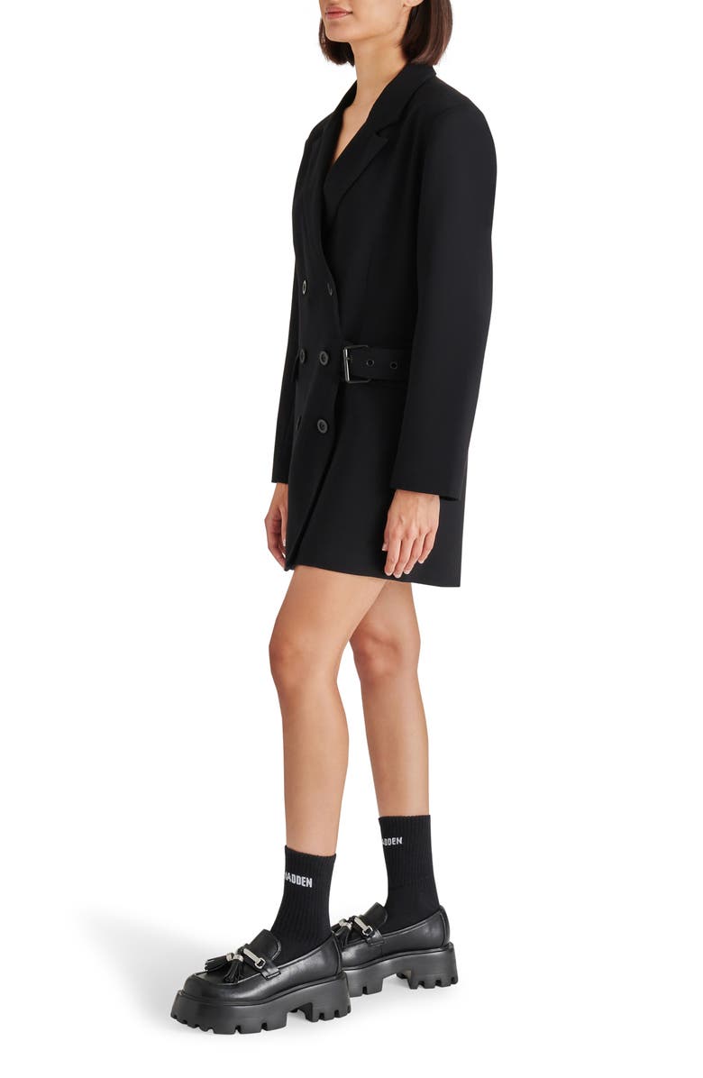 Steve Madden Connie Double Breasted Long Sleeve Blazer Dress, Alternate, color, 