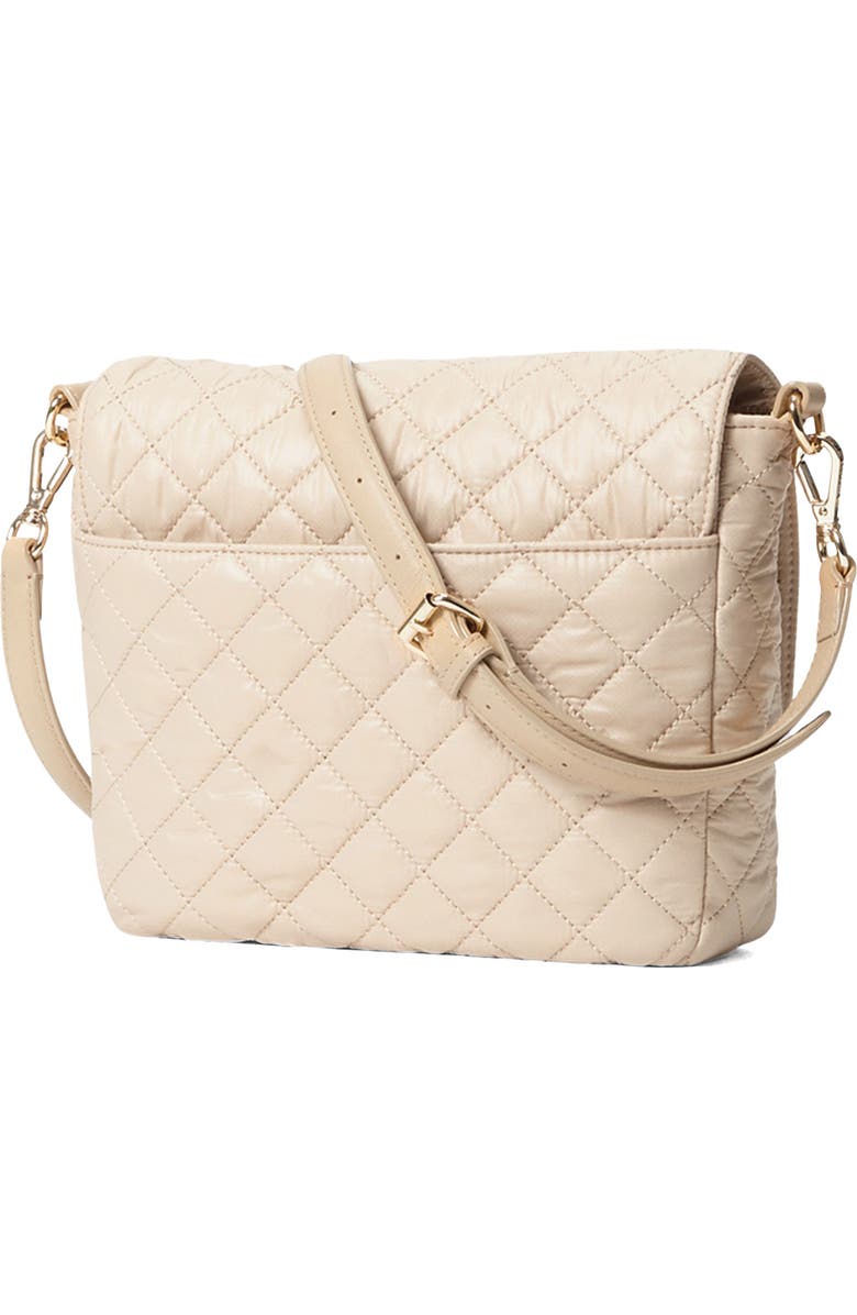MZ Wallace Medium Crosby Lock Quilted Nylon Crossbody Bag, Alternate, color,