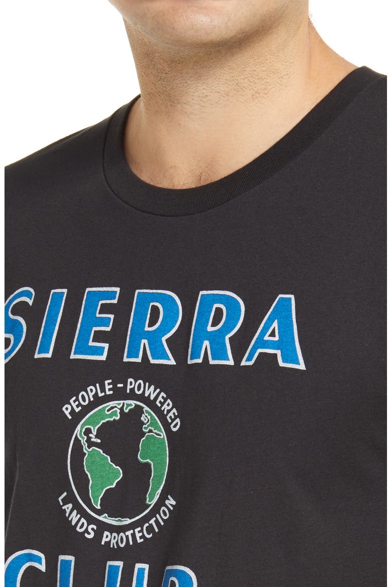 x Sierra Club Explore Enjoy Graphic Tee, Alternate, color, BLACK