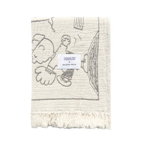 Maison Deux Peanuts Blanket In Neutral