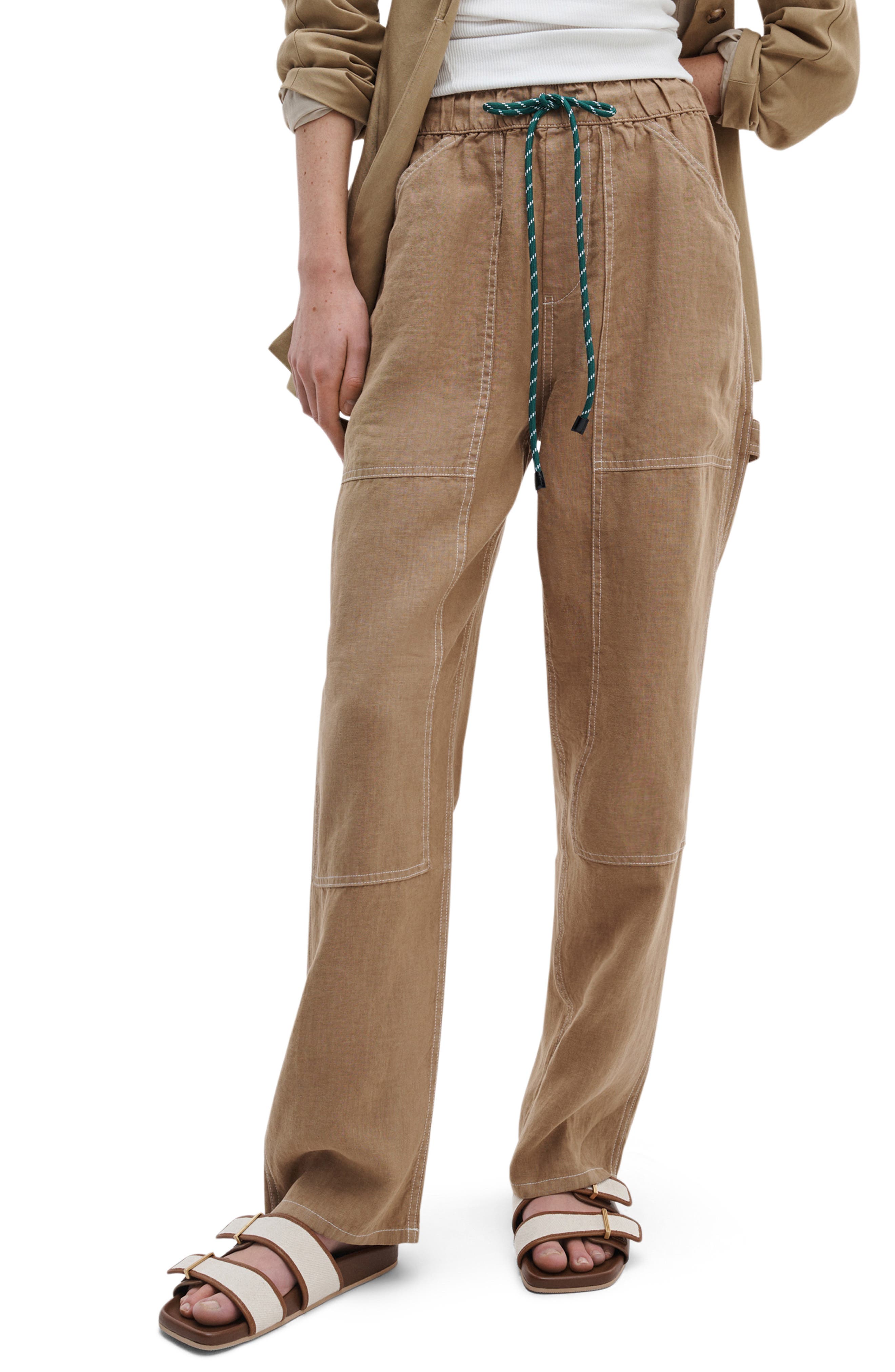 Atlas Linen Drawstring Carpenter Pants - image 3