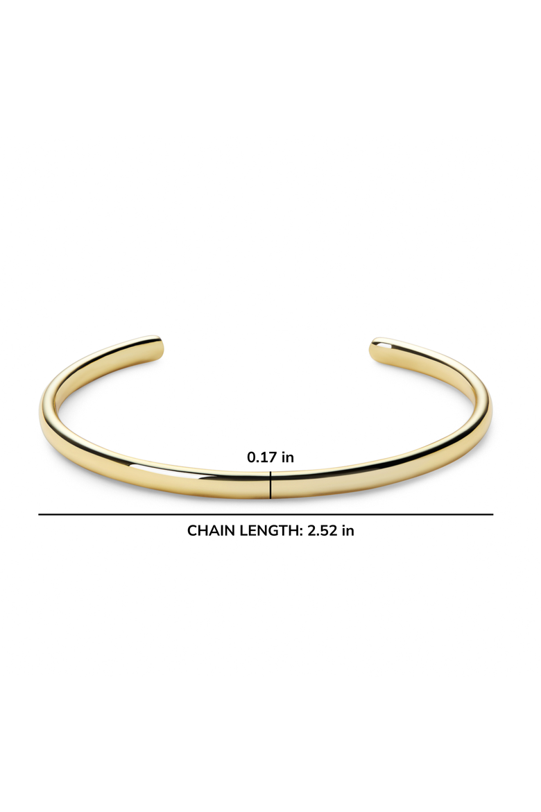Bangle Bracelet - Arlo, Alternate, color, Gold