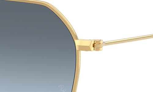 Ray Ban Ray-ban Kids' 49mm Gradient Irregular Sunglasses In Arista Grey