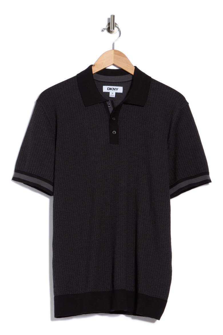 Rockland Sweater Polo, Main, color, BLACK