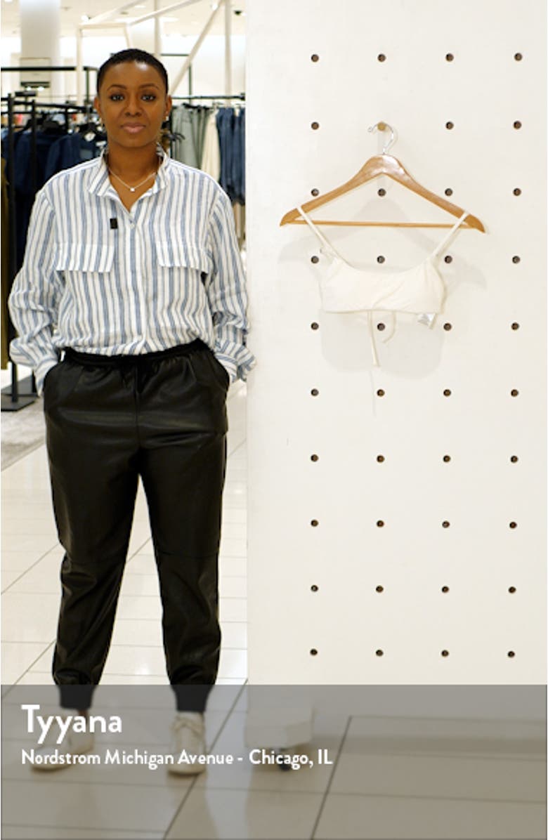 Surfside Saltwater Solid Bralette Bikini Top, sales video thumbnail