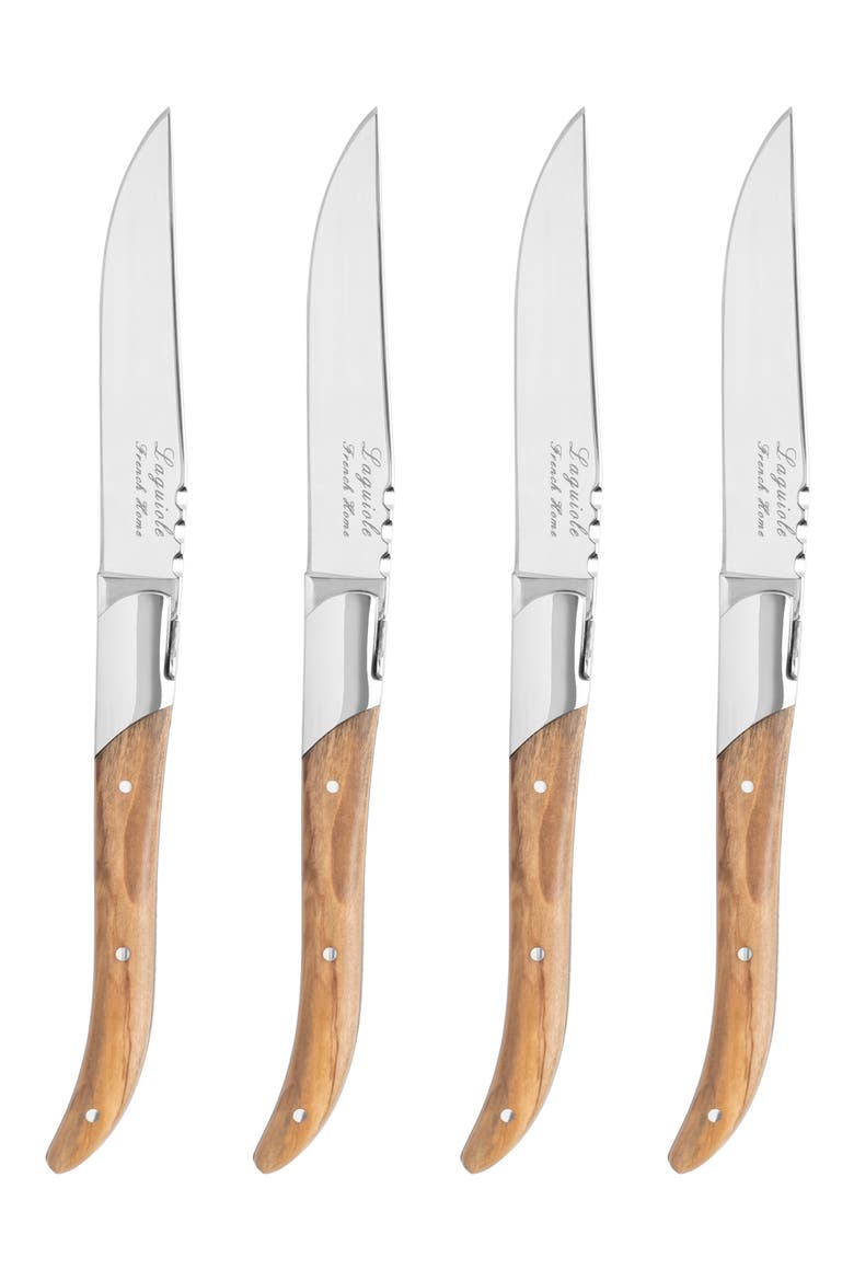 Laguiole Steak Knife - Set of 4, Main, color, WOOD
