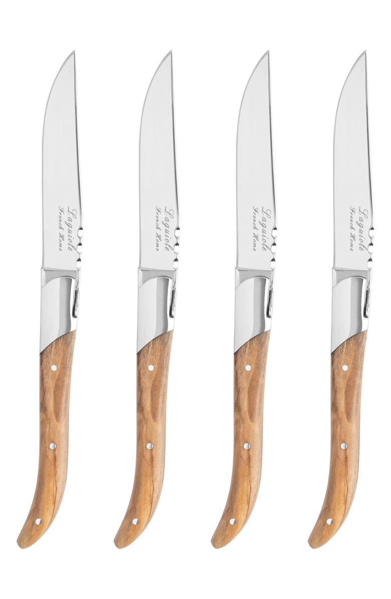 FRENCH HOME Laguiole Steak Knife - Set of 4, Main, color, Wood
