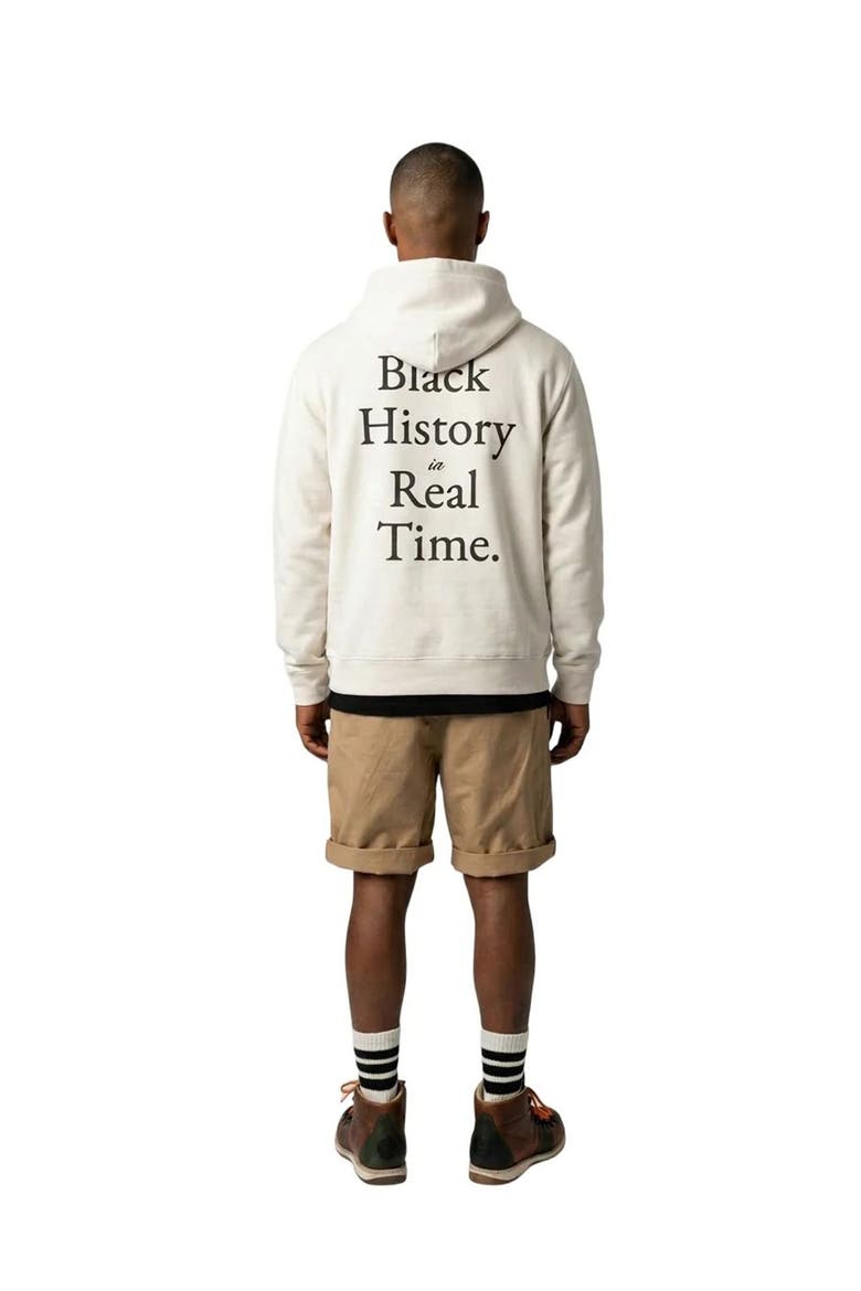 History in Real Time Hoodie, Main, color, Beige