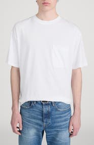 FRAME Relaxed Pima Cotton Pocket T-Shirt