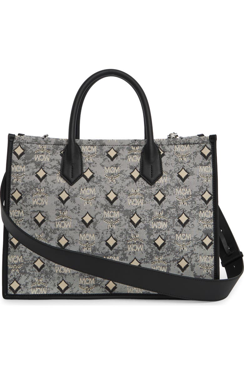 MCM Aren Tote, Alternate, color, Grey