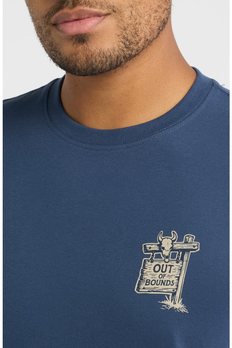 Journey Out of Bounds Graphic T-Shirt, Alternate, color, NAVY