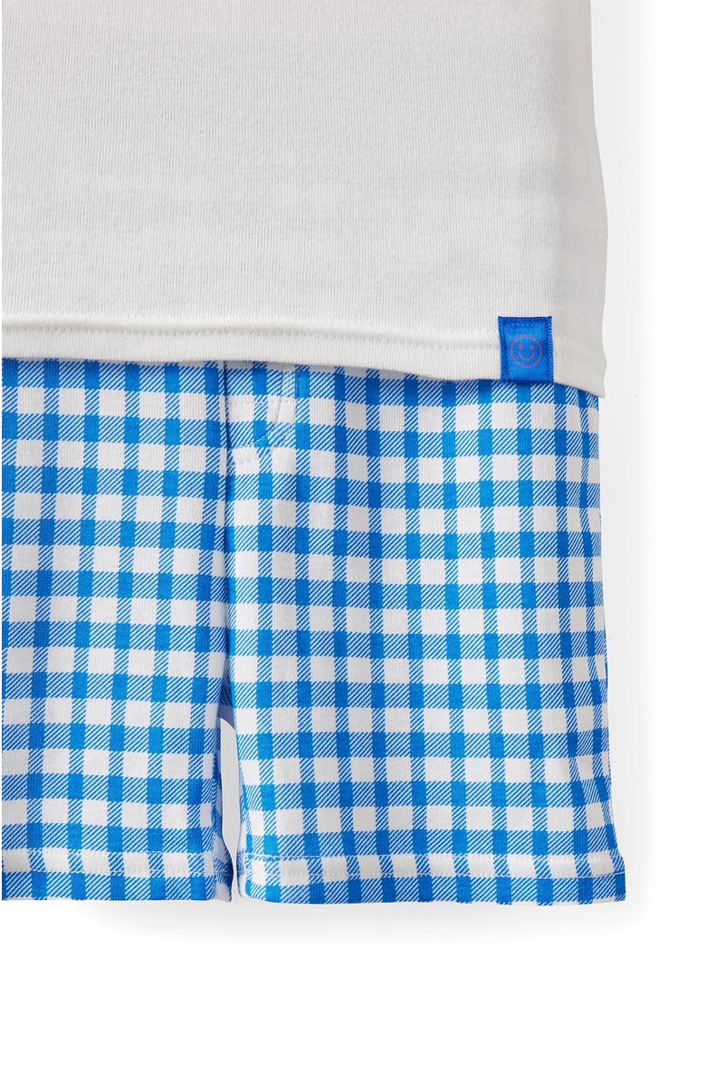 Cotton On Kids Kid's Marley Short Sleeve Pyjama Set, Alternate, color, Harbour Blue Fresh And