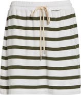 Derek Lam 10 Crosby Melina Stripe Tie Waist Miniskirt
