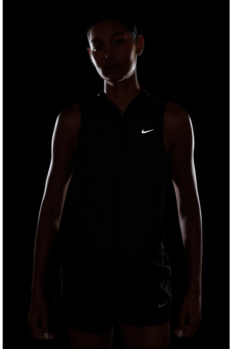 Repel Warm Running Vest, Alternate, color, BLACK/ REFLECTIVE SILVER