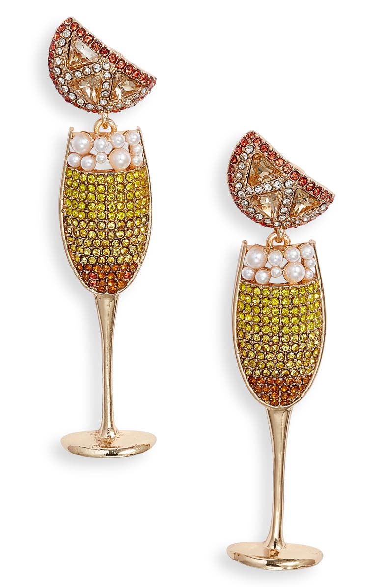 BaubleBar Mimosa Statement Earrings, Main, color,