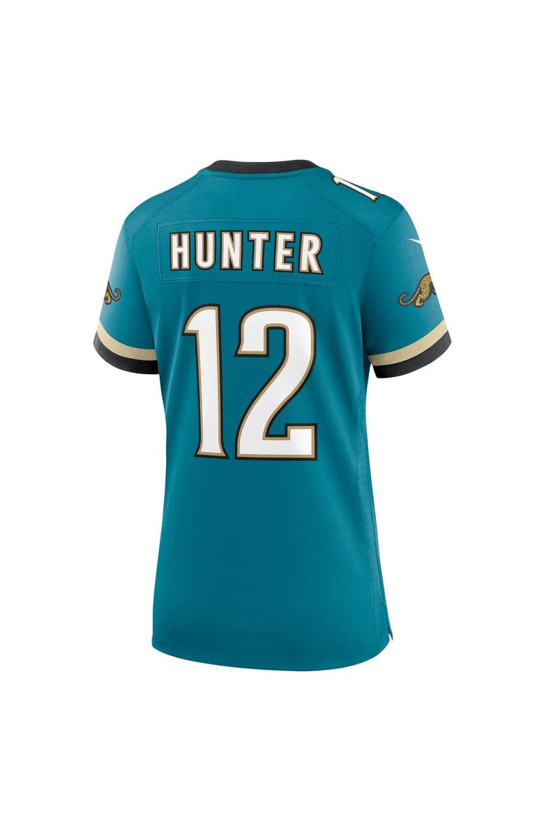 Nike Women's Nike Travis Hunter Teal Jacksonville Jaguars Alternate 2 Prowler Throwback Game Jersey, Alternate, color, Teal