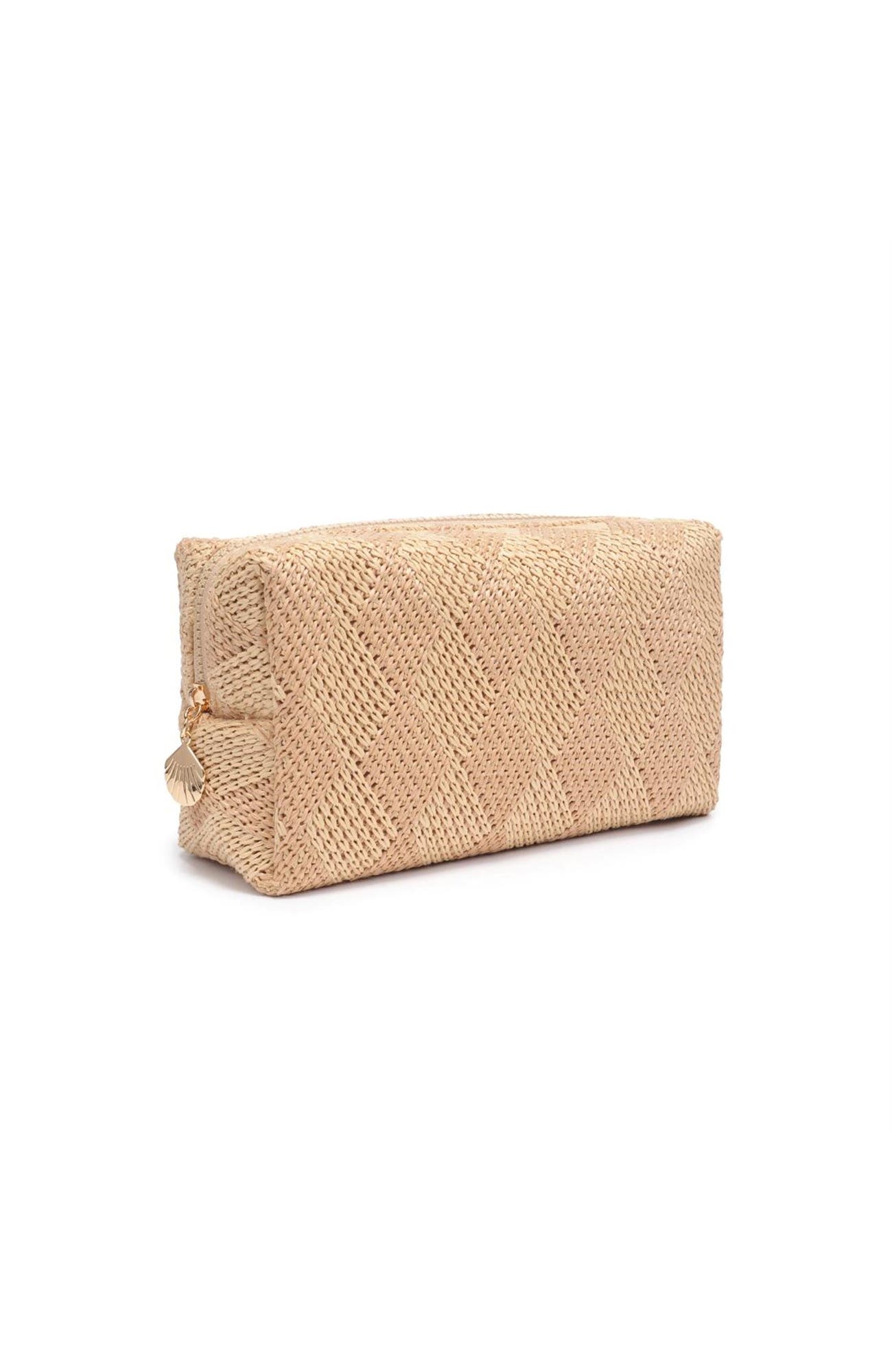 Bali Breeze Cosmetic & Travel Organizer Pouch, Alternate, color, Natural