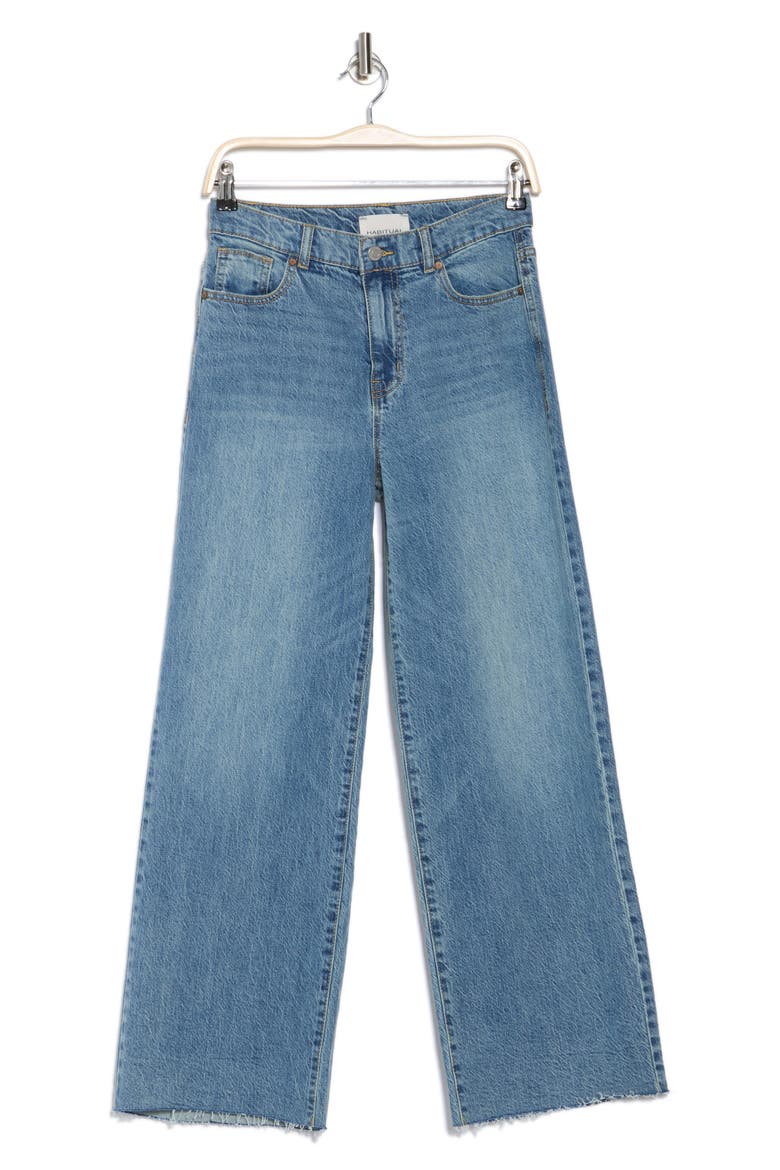 Denver Wide Leg Crop Jeans, Alternate, color, OCEAN