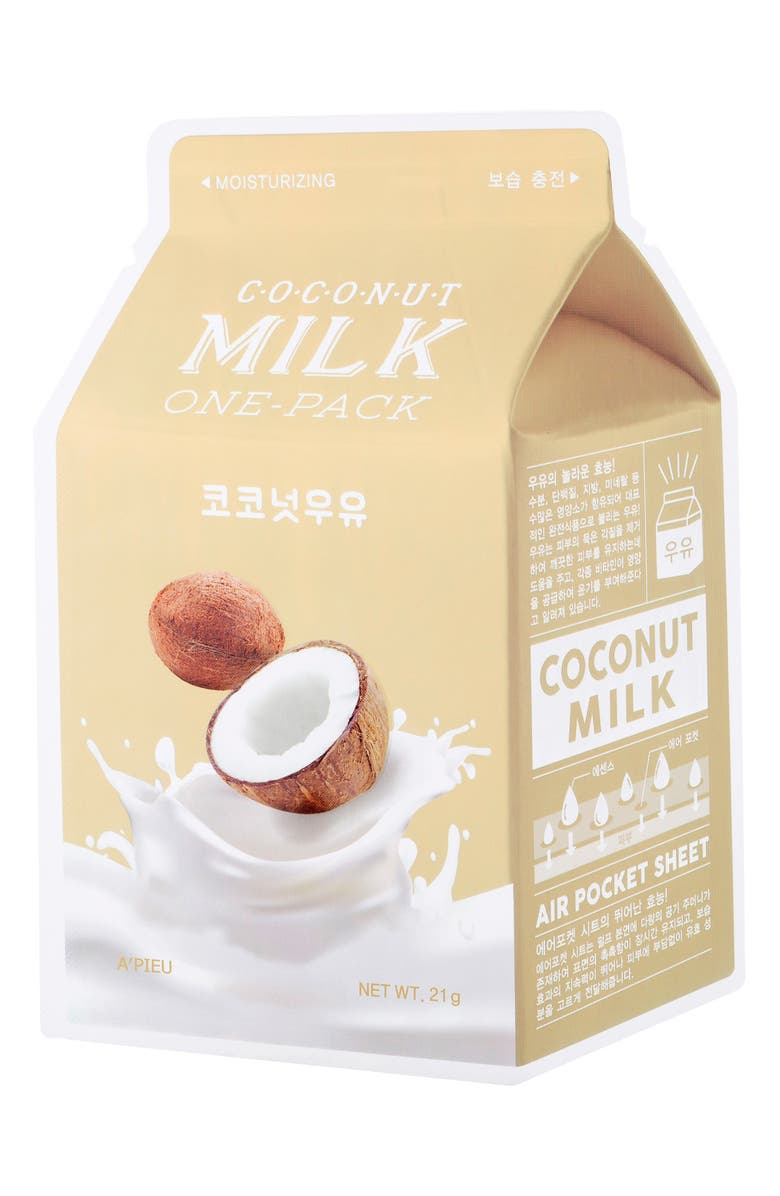 A’PIEU A'PIEU Set of 7 Milk Sheet Masks, Alternate, color,