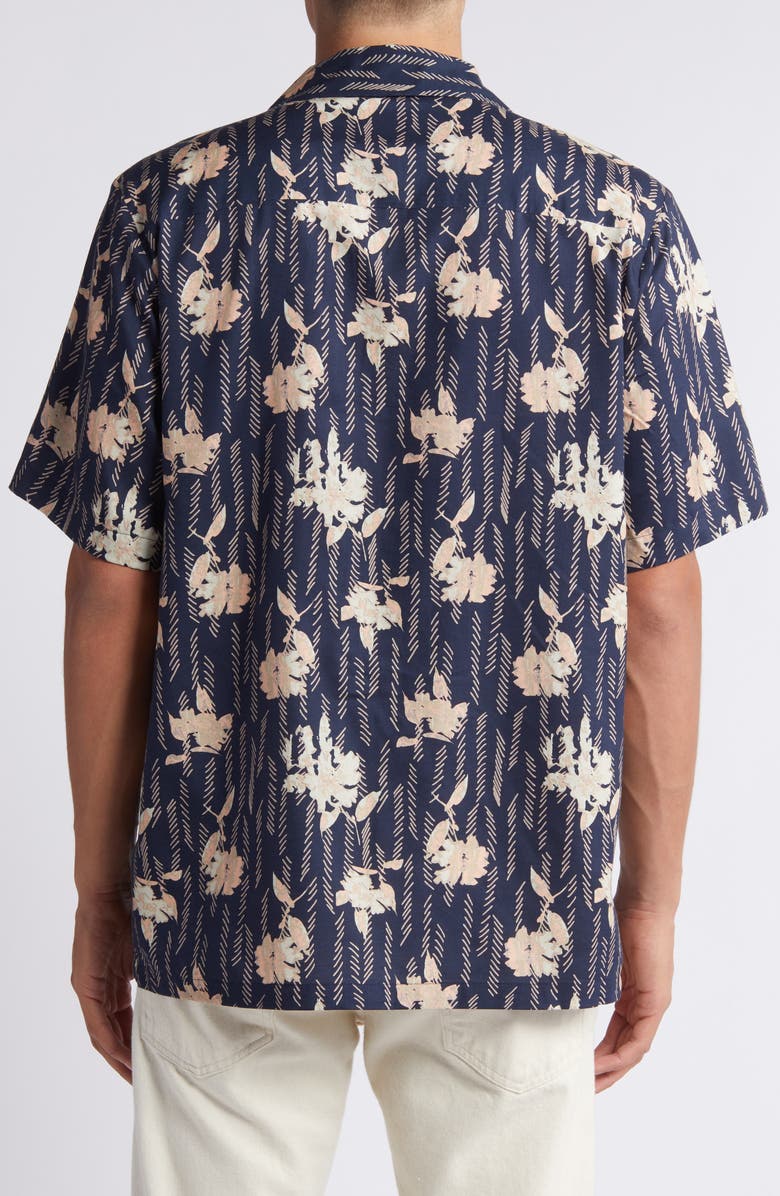 NN07 Daniel 5655 Floral Cotton Blend Camp Shirt, Alternate, color,