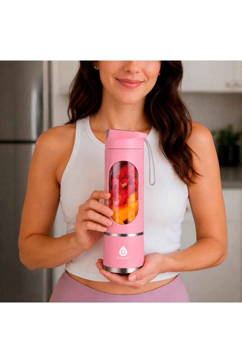 USB Portable Juicer & Blender Cup, Alternate, color, Pink