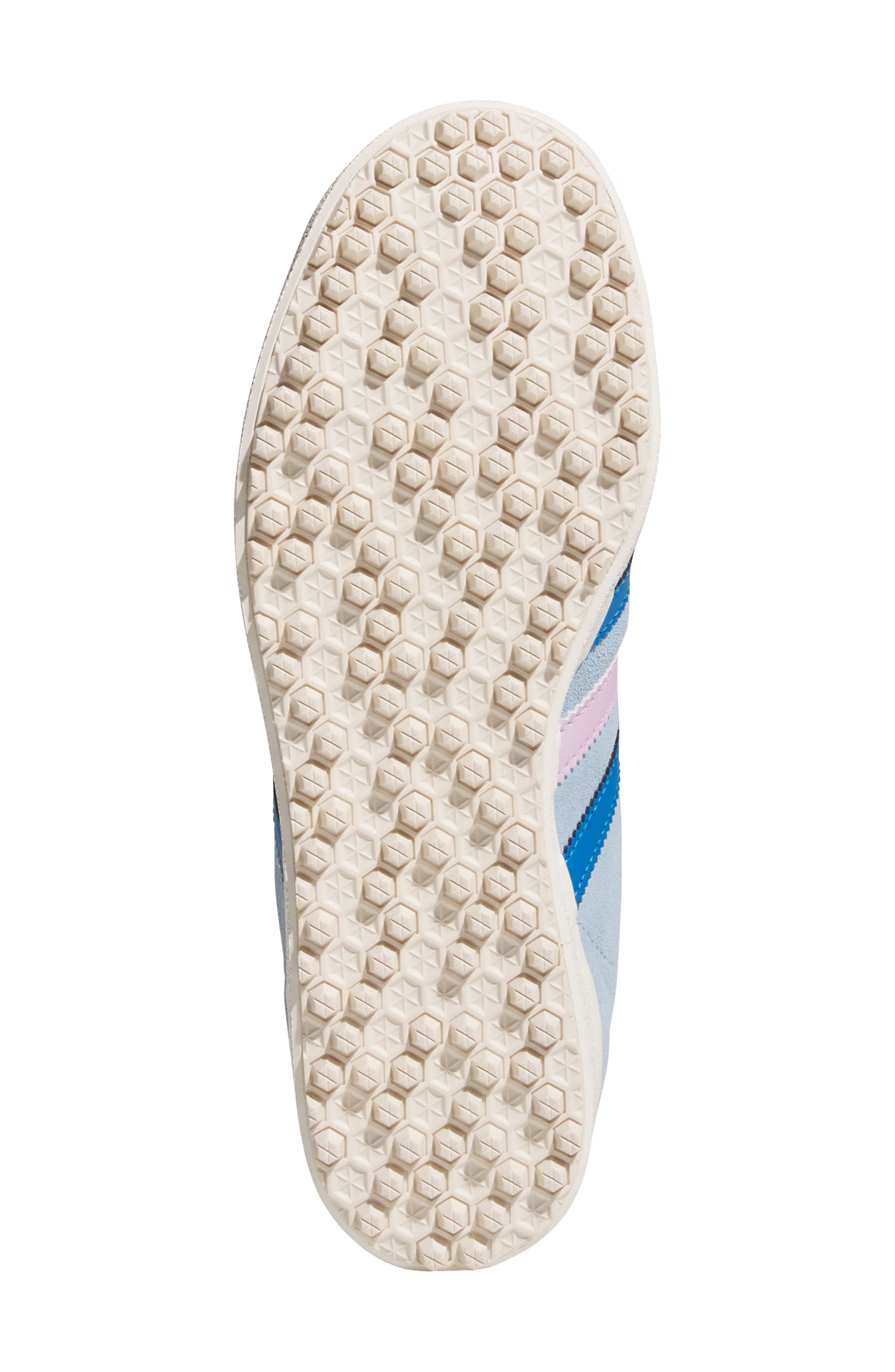 adidas Gazelle Spikeless Golf Shoe, Alternate, color, Clear Sky/ Blue Bird/ Lilac